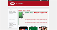 Desktop Screenshot of proizvodnja.frim.hr